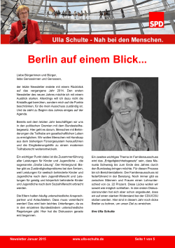 Download Newsletter Januar 2015 als PDF