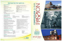 COMPASSION IS OUR - Windsor Regional Hospital