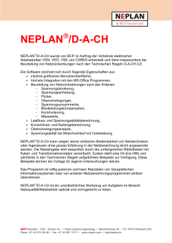 NEPLAN /D-A-CH
