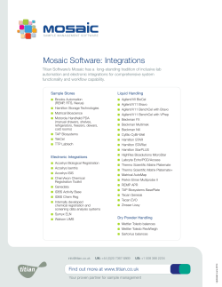 integrate with Mosaic