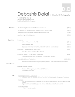 Resume - Debashis Dalai
