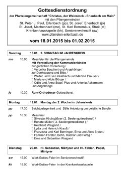 Gottesdienste bis 1.2.2015 (pdf, 76 KB)