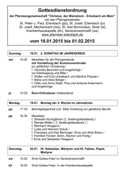 Gottesdienste bis 1.2.2015 (pdf, 76 KB)