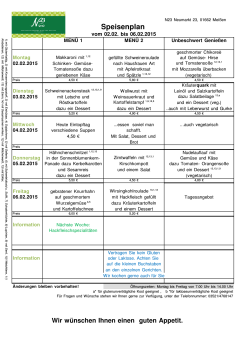 Speiseplan