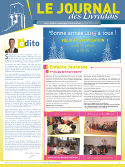 &eacute;dito - Ville de Ste Livrade sur Lot