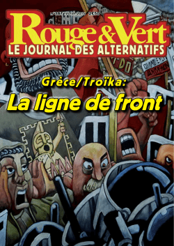 Gr&egrave;ce/Tro&iuml;ka: - Les Alternatifs