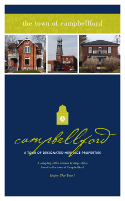 Campbellford Walking Brochure