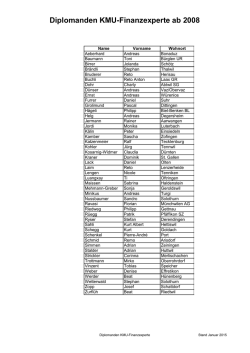 Diplomanden KMU-Finanzexperte ab 2008