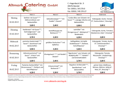 speiseplan restaurant - Altmark Catering GmbH