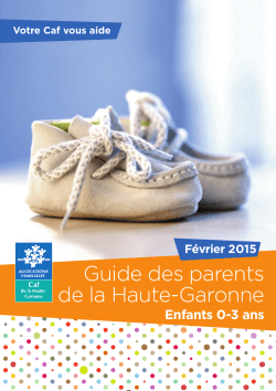le Guide des parents de la Haute-Garonne 2015