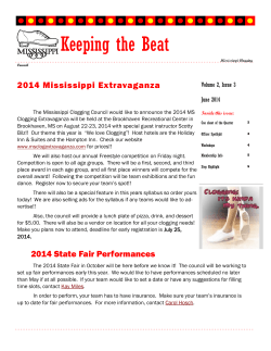 July 2014 Issue - Mississippi Clogging Council
