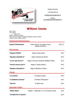 William Imola - Genius Management