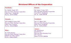 Divisional Offices of the Corporation