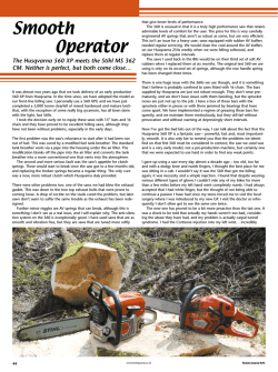 Smooth operator - Husqvarna Vs Stihl
