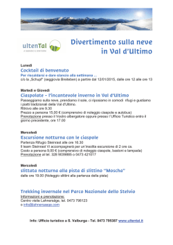 Divertimento sulla neve in Val d&raquo;Ultimo - Ultental