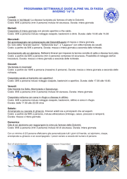 Inverno 2014/15 - Guide Alpine Val di Fassa