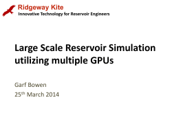 Ridgeway Kite - GPU Technology Conference