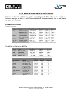 VTrak M200i/M300i/M500i Hardware Compatibility List