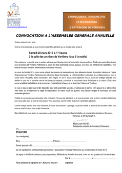 d`infos - Verri&egrave;res Patrimoine