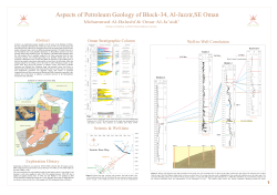 Aspects of Petroleum Geology of Block-34, Al-Jazzir