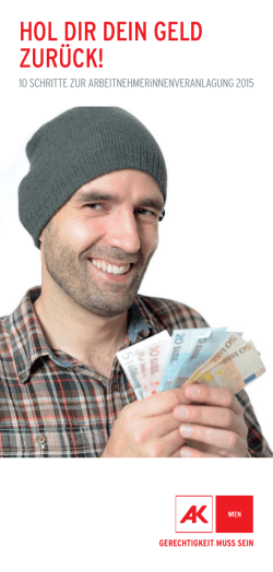 HOL DIR DEIN GELD ZUR&Uuml;CK!