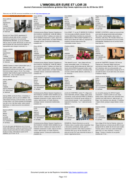 Journal immobilier 28