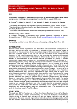 Quantitative vulnerability assessment of buildings to debris