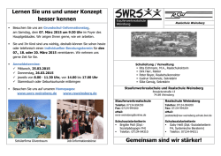 Grundschul-Flyer - der Realschule Weinsberg