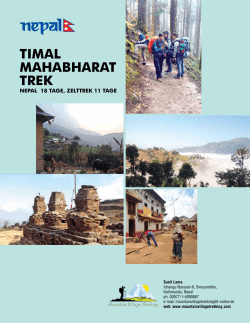 TIMAL MAHABHARAT TREK - Mountain Village Trekking
