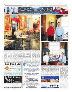Egg Shed Ltd - Tenby Observer