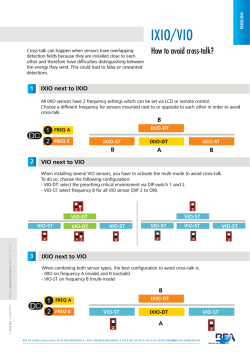 IXIO-VIO Cross-talk PDF | 100 KB | 14.08.2014