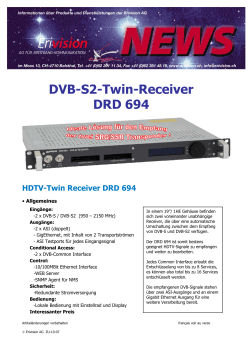 DVB-S2-Twin-Receiver DRD 694