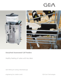 DairyFeed Automated Calf Feeders