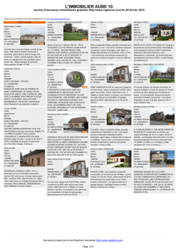 Journal immobilier 10