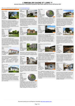 Journal immobilier 71