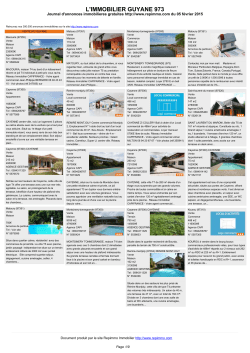Journal immobilier 973