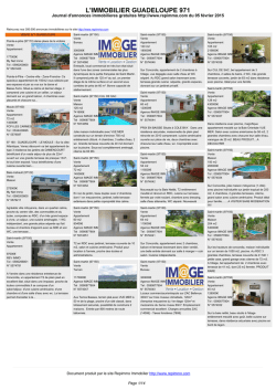 Journal immobilier 971