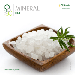 Mineral Line Product List