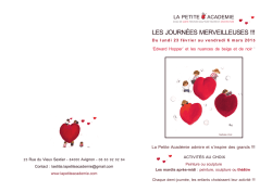 AVIGNON. Stages fevrier 2015
