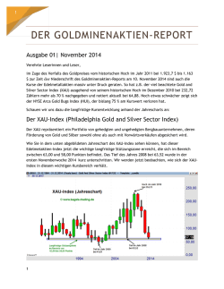 DER GOLDMINENAKTIEN-REPORT