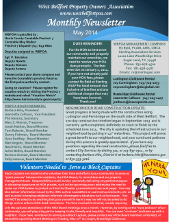 May 2014 newsletter