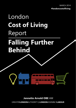 Falling Further Behind - Jennette Arnold OBE AM