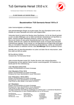 Download - beim TuS Germania Hersel!
