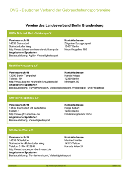DVG - Deutscher Verband der Gebrauchshundsportvereine