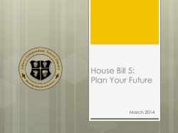House Bill 5 for Parents