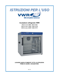 Incubatore refrigerato VWR