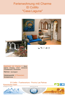 Ferienwohnung mit Charme El Cotillo "Casa - IHA.com