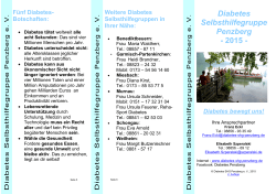 2015 - Diabetes Selbsthilfegruppe Penzberg e. V.