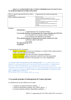 Ch 20 : L`agencement g&eacute;n&eacute;ral de l`unit&eacute; commerciale - alain