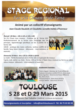 d`infos - Tai Chi Toulouse